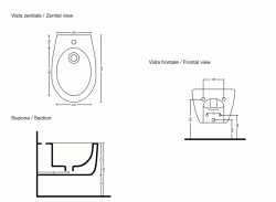 BIDET SOSPESO BASIC CIRCLE 